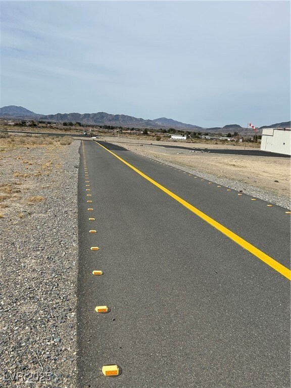 View of road featuring a mountain view
