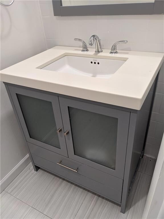 Completely updated 1/2 bathroom located downstairs