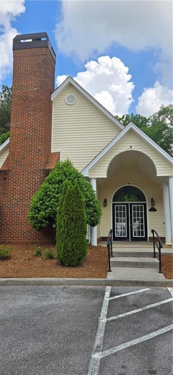 Clubhouse --- View of building exterior featuring 