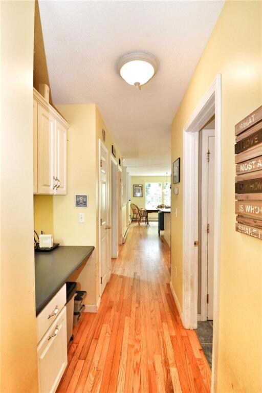 Entrance into the mud room and...