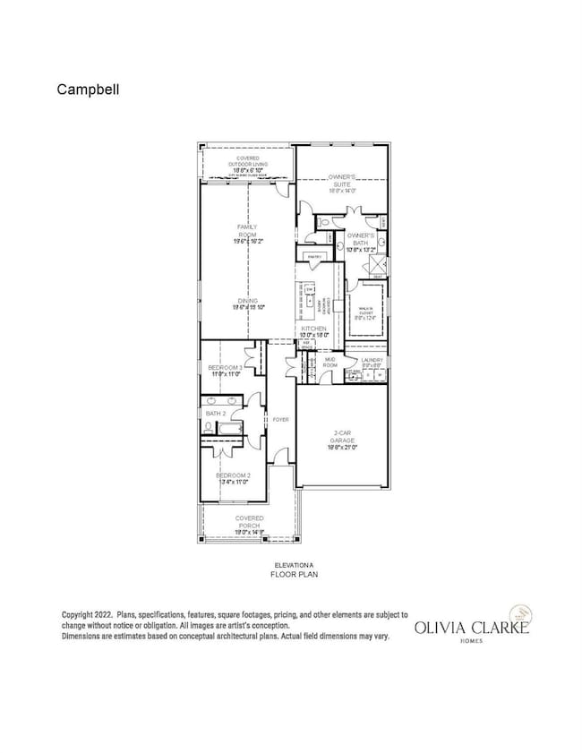 Rooms with Dimensions
