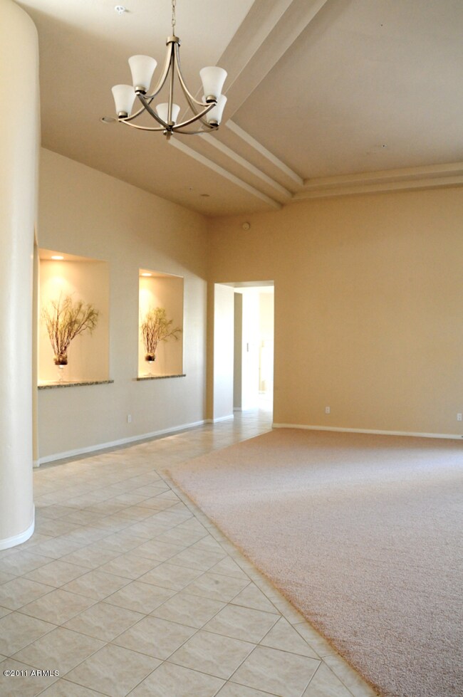 Front Entry to Living Room Area