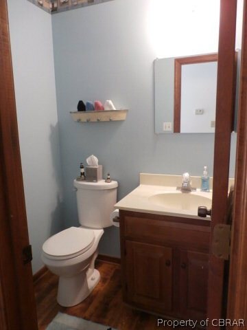 First floor powder.