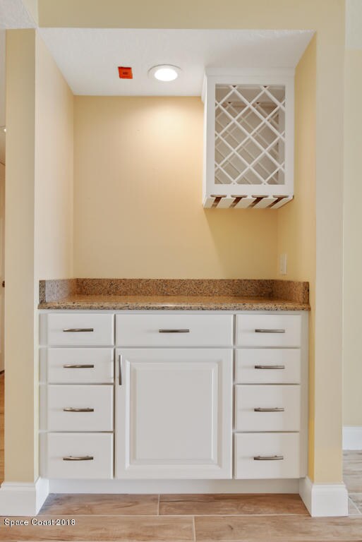 Dry Bar in Living area