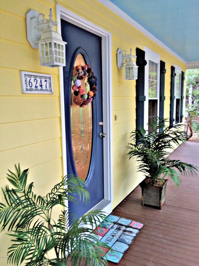 Full length front porch