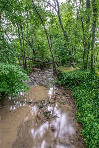 This lot has a beautiful creek at the front of the lot. 