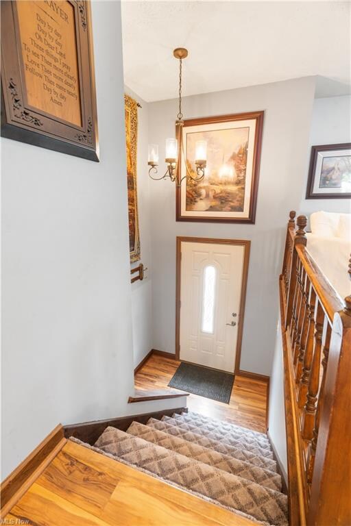Foyer leading upstairs