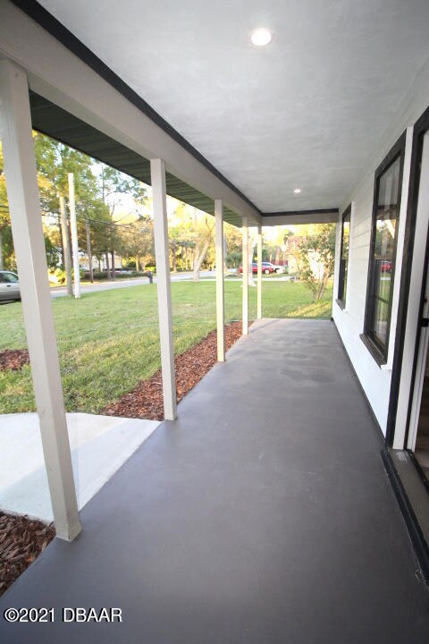 UNDER ROOF PORCH