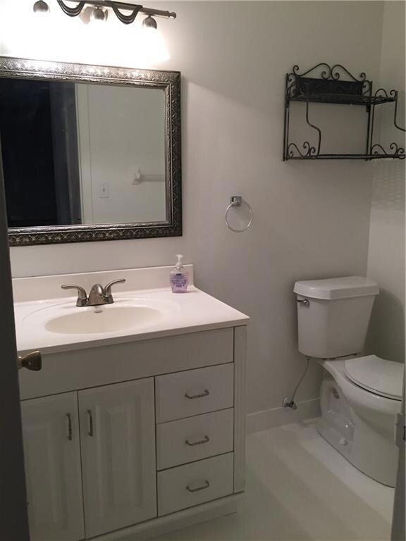 Half Bath on 1st Floor