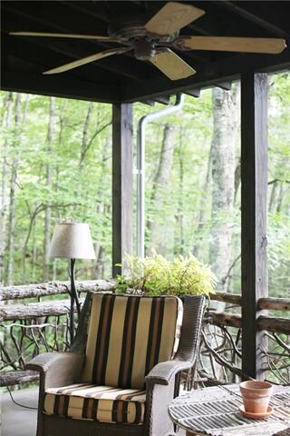 Boarding House Cabin | Covered Porch (Exterior)