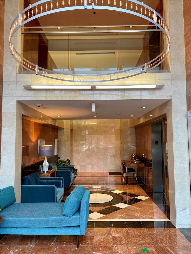 Tremont Lobby and elevator.