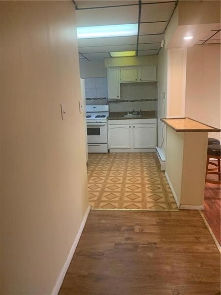 Entrance into this quaint apartment.