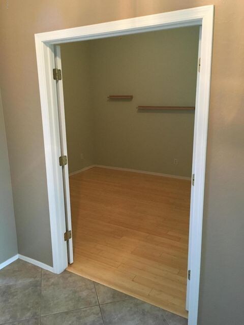 To your left is your first bedroom