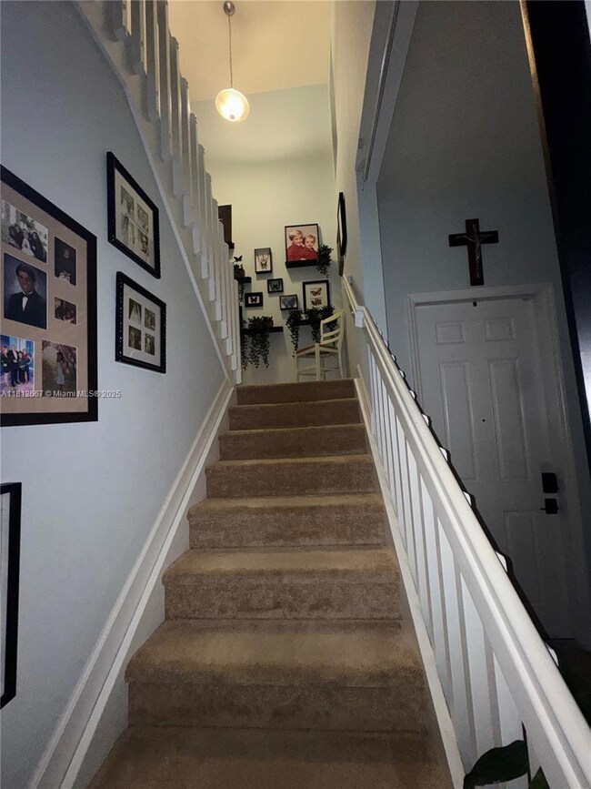 Stairs to 2nd level.