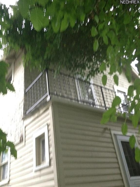 Upper deck in rear of home.