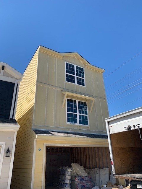 Under construction. Exterior elevation to be paint