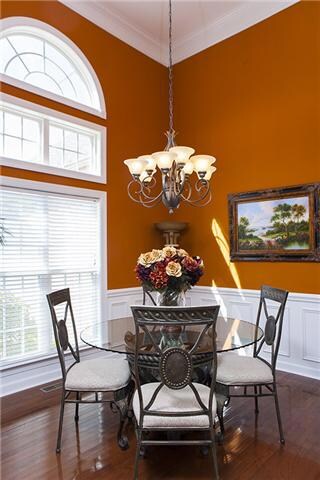 The 16 foot ceilings in your dining area, hardwood flooring and beautiful accent windows are just some of the wonderful features of this home.