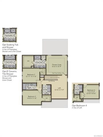 SECOND FLOOR - This home includes a tray ceiling i