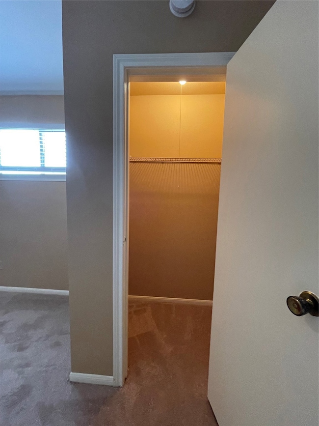 Upstairs loft closet