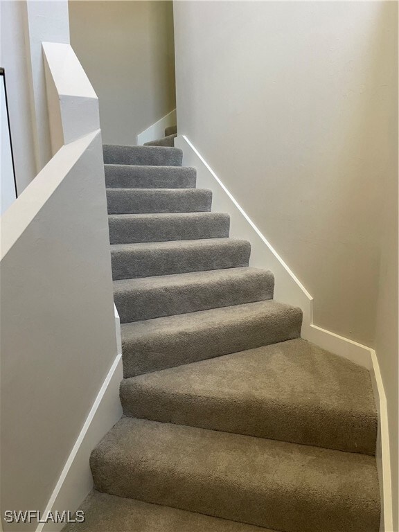 View of stairs