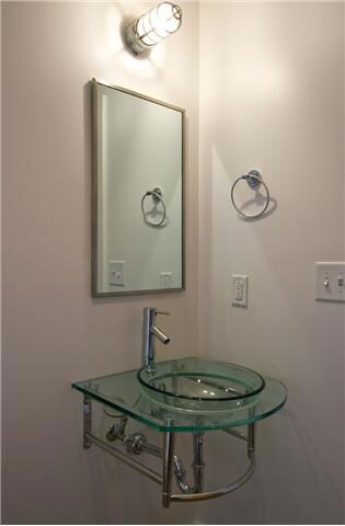 Half bathroom downstairs.