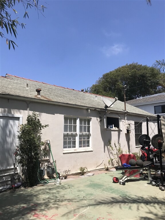 back of front house