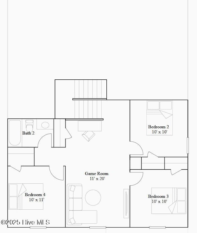 Littleton Floor plan 2nd floor