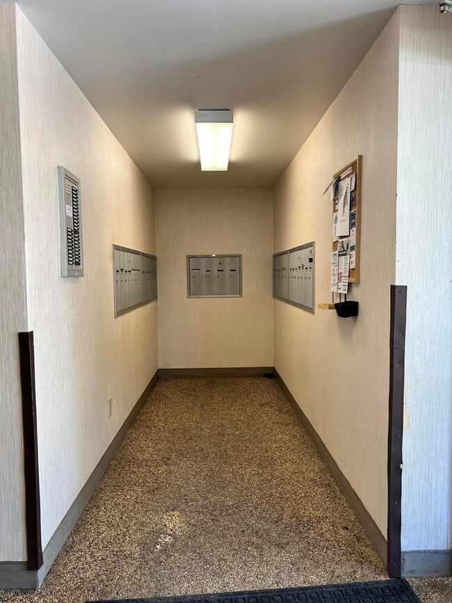 Mailroom in entrance
