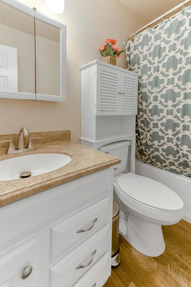 Hall Bath - shower over tub