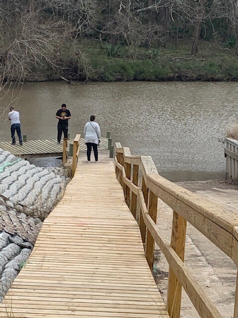 Boat ramp tp Tres Palacios River
