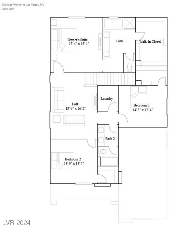 Floor Plan-second floor