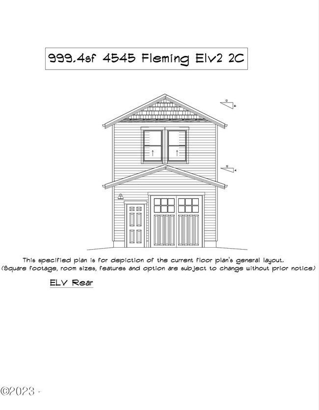 Rear Elevation