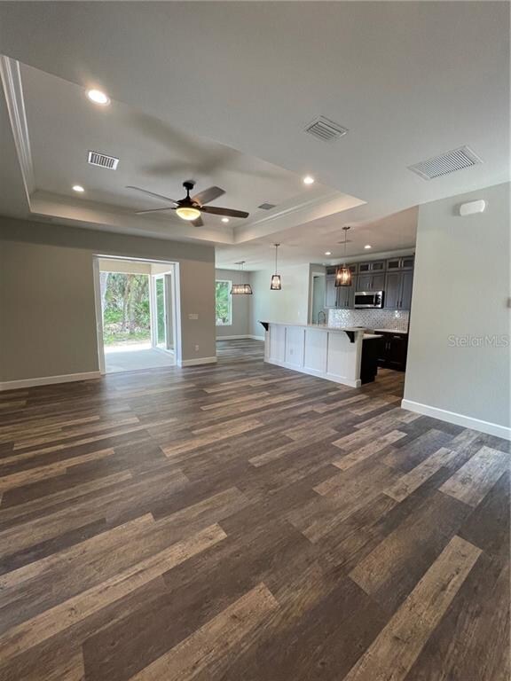 Entry View of Open Floor Plan