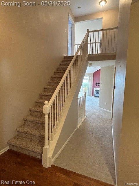Beautiful hardwood floor entryway.