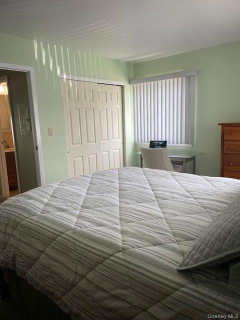 Bedroom with a closet