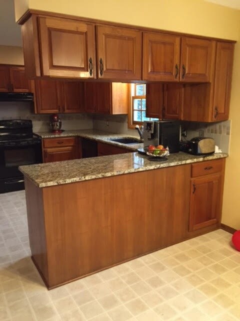 kitchen from dining area