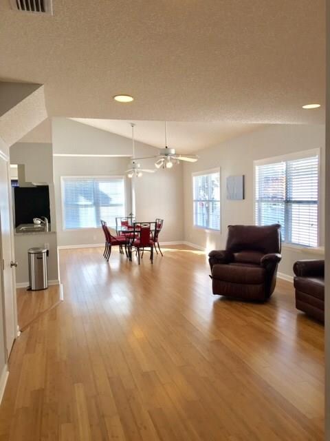 open concept - dining living combo