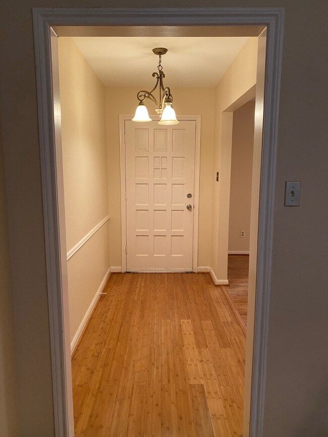 The other side of the front entry door.