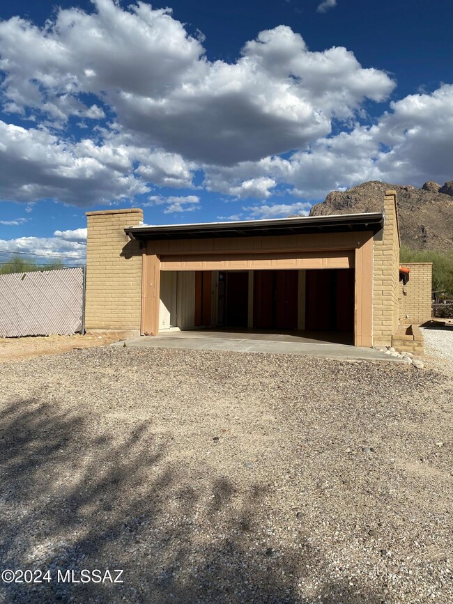Two car garage