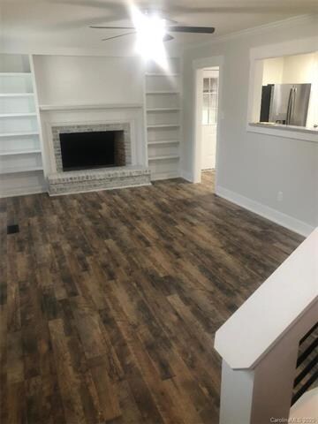 Fireplace with built ins