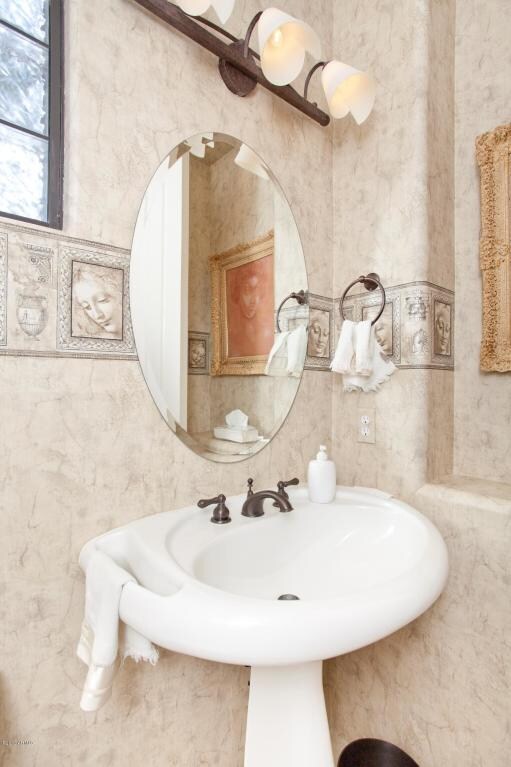 Main floor half bath