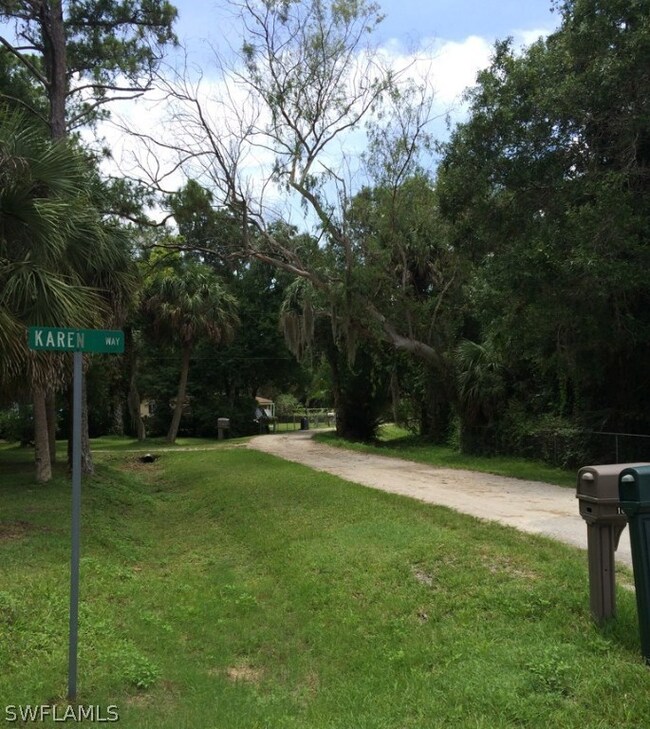 Looking down the street from mailbox
