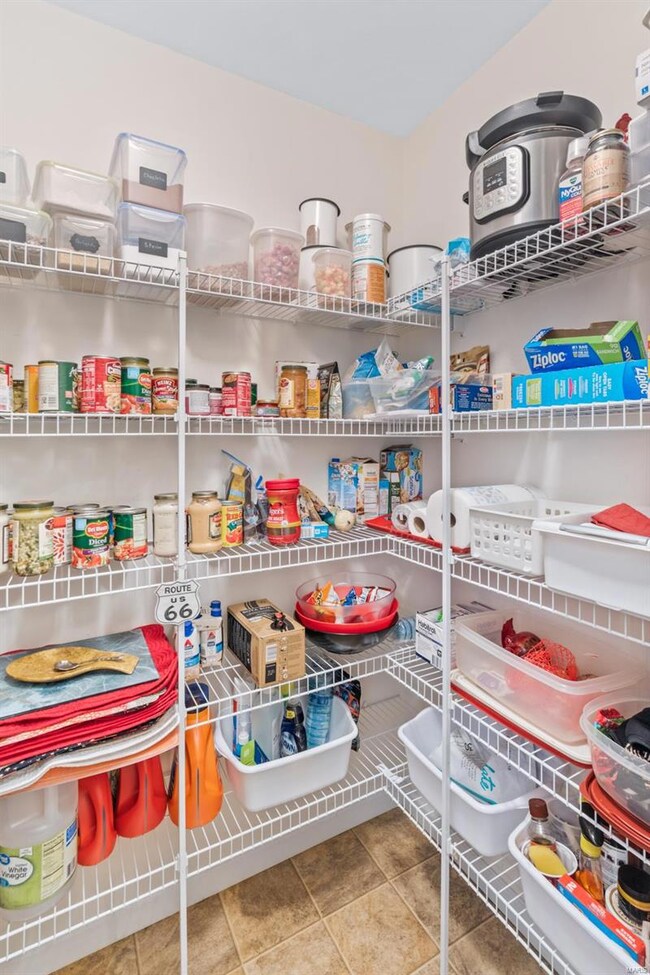 Tons of storage in the big walk-in pantry!