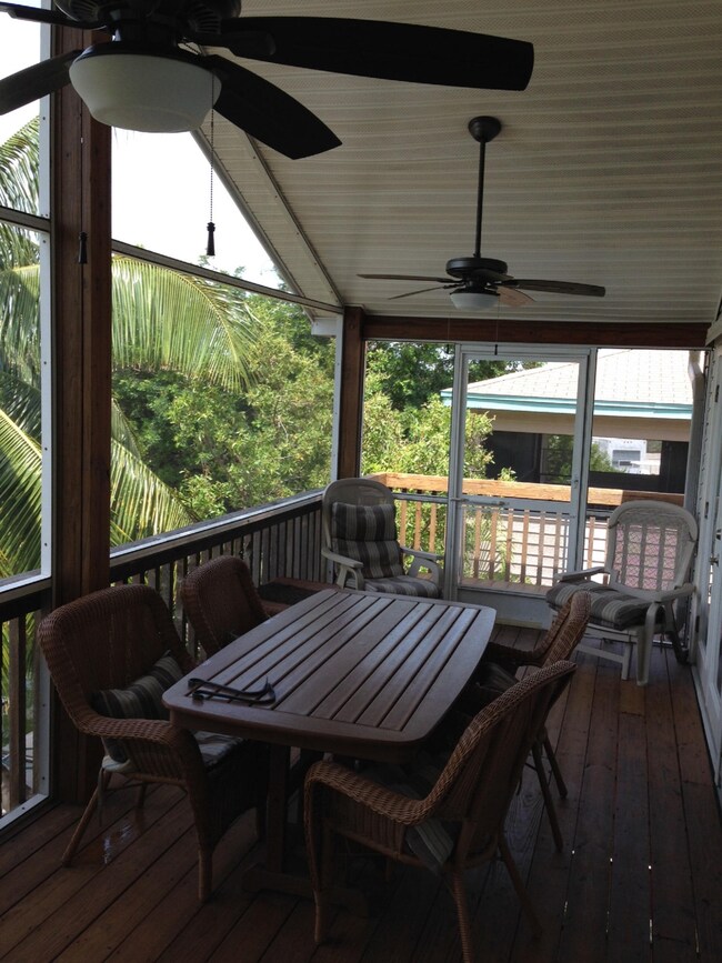 Screened in Back Porch