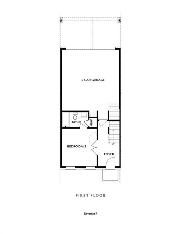 The Childress Floor Plan - The upper level include