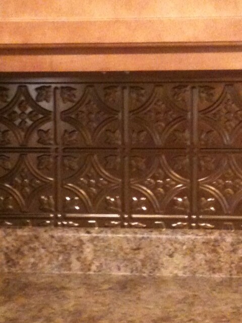 NEW COPPER LOOK BACK SPLASH