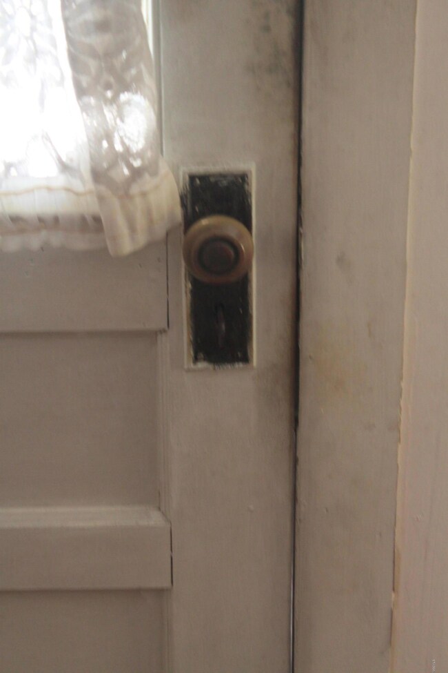 Antique door and hardware