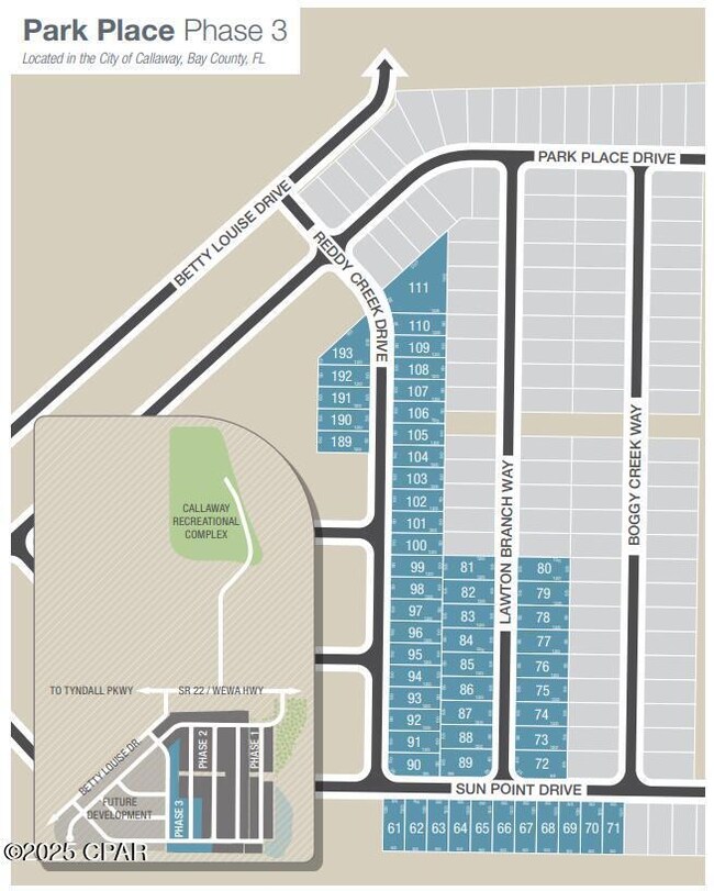 Park Place Phase 3 Map