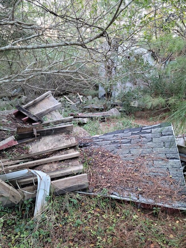 Remains of house