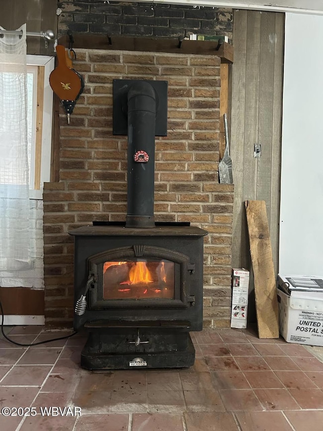 wood burning stove